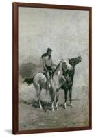 The Fire-Eater Slung His Victim across His Pony, C.1900-Frederic Remington-Framed Giclee Print