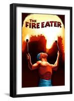 The Fire Eater-Lantern Press-Framed Art Print