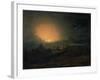 The Fire, Edinburgh-John Martin-Framed Giclee Print