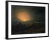 The Fire, Edinburgh-John Martin-Framed Giclee Print