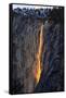 The Fire Falls, Yosemite Horsetail Falls, Firefall, Yosemite National Park-Vincent James-Framed Stretched Canvas