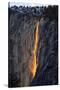 The Fire Falls, Yosemite Horsetail Falls, Firefall, Yosemite National Park-Vincent James-Stretched Canvas