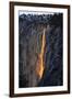 The Fire Falls, Yosemite Horsetail Falls, Firefall, Yosemite National Park-Vincent James-Framed Photographic Print