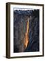 The Fire Falls, Yosemite Horsetail Falls, Firefall, Yosemite National Park-Vincent James-Framed Photographic Print