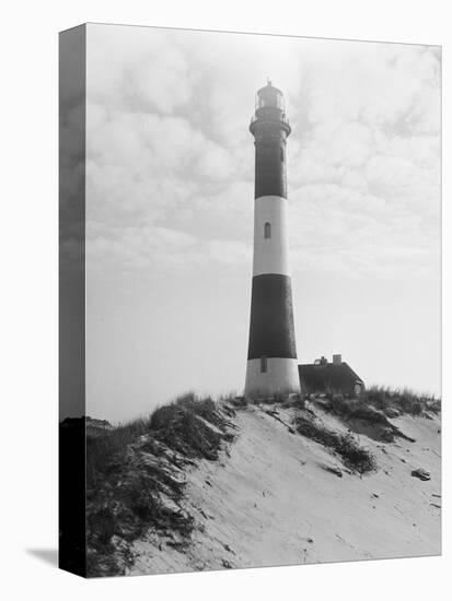 The Fire Island Lighthouse-null-Stretched Canvas