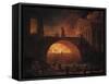 The Fire of Rome, 18 July 64 AD-Hubert Robert-Framed Stretched Canvas