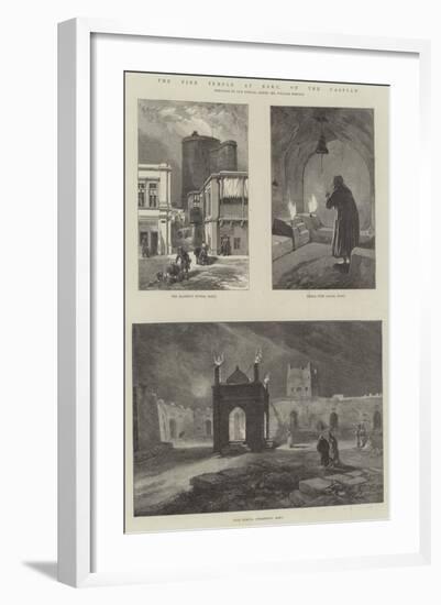 The Fire Temple at Baku, on the Caspian-William 'Crimea' Simpson-Framed Giclee Print