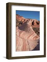 The Fire Wave, Valley of Fire, Near Las Vegas, Nevada, United States of America, North America-Ethel Davies-Framed Photographic Print