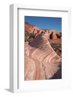 The Fire Wave, Valley of Fire, Near Las Vegas, Nevada, United States of America, North America-Ethel Davies-Framed Photographic Print