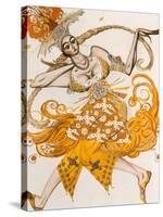 The Firebird, Costume for the Firebird, the Ballet by Lgor Stravinsky, 1910-Leon Bakst-Stretched Canvas
