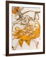 The Firebird, Costume for the Firebird, the Ballet by Lgor Stravinsky, 1910-Leon Bakst-Framed Giclee Print