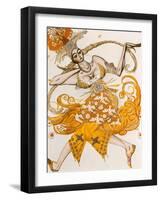 The Firebird, Costume for the Firebird, the Ballet by Lgor Stravinsky, 1910-Leon Bakst-Framed Giclee Print