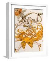 The Firebird, Costume for the Firebird, the Ballet by Lgor Stravinsky, 1910-Leon Bakst-Framed Giclee Print