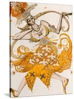 The Firebird, Costume for the Firebird, the Ballet by Lgor Stravinsky, 1910-Leon Bakst-Stretched Canvas