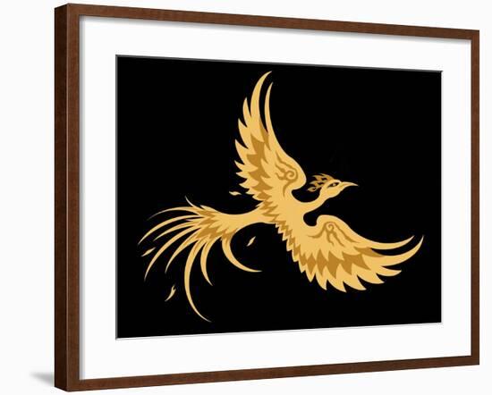 'The Firebird' - figure from Russian legend-Neale Osborne-Framed Giclee Print