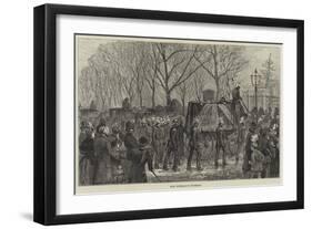 The Fireman's Funeral-null-Framed Giclee Print