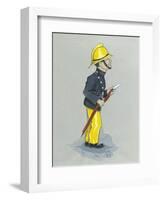 The Fireman-Simon Dyer-Framed Premium Giclee Print