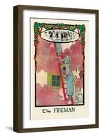 The Fireman-H.o. Kennedy-Framed Art Print