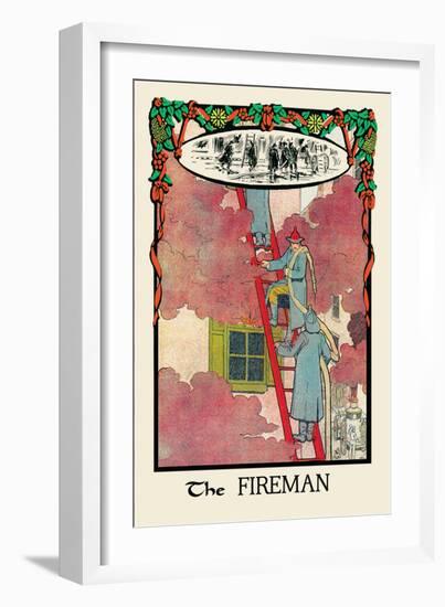 The Fireman-H.o. Kennedy-Framed Art Print