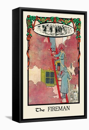 The Fireman-H.o. Kennedy-Framed Stretched Canvas