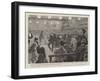 The Firemen's Festival, New Year's Day at the Metropolitan Headquarters-null-Framed Giclee Print