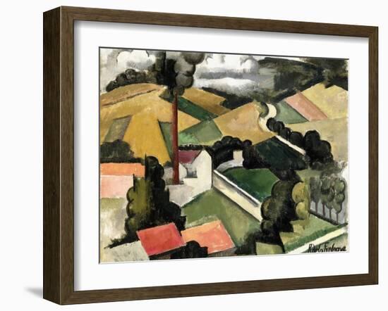 The Fireplace Factory-Roger de La Fresnaye-Framed Giclee Print