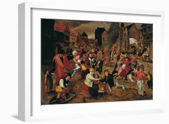 The Fires of St. Martin-Martin Van Cleve-Framed Giclee Print
