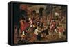 The Fires of St. Martin-Martin Van Cleve-Framed Stretched Canvas