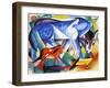 The First Animals, 1913-Franz Marc-Framed Giclee Print