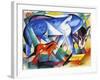 The First Animals, 1913-Franz Marc-Framed Giclee Print