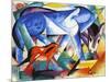 The First Animals, 1913-Franz Marc-Mounted Giclee Print