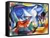 The First Animals, 1913-Franz Marc-Framed Stretched Canvas