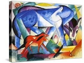 The First Animals, 1913-Franz Marc-Stretched Canvas