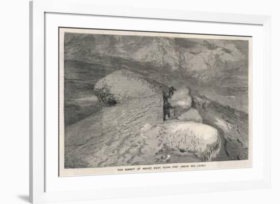 The First Ascent of Mount Cook New Zealand-null-Framed Art Print