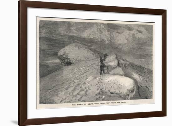 The First Ascent of Mount Cook New Zealand-null-Framed Art Print