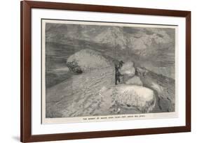 The First Ascent of Mount Cook New Zealand-null-Framed Art Print