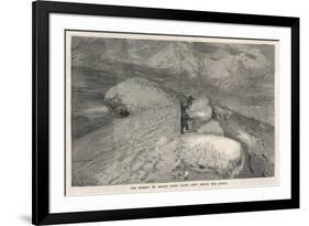 The First Ascent of Mount Cook New Zealand-null-Framed Art Print