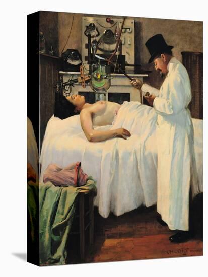 The First Attempt to Treat Cancer with X Rays by Doctor Chicotot, 1907-Georges Chicotot-Stretched Canvas