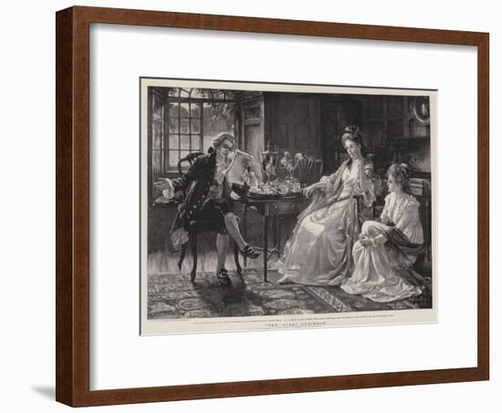 The First Audience-Margaret Isabel Dicksee-Framed Giclee Print