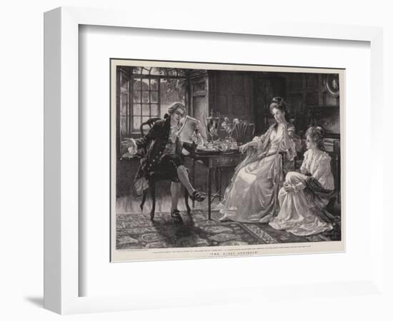 The First Audience-Margaret Isabel Dicksee-Framed Giclee Print