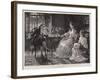 The First Audience-Margaret Isabel Dicksee-Framed Giclee Print