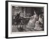 The First Audience-Margaret Isabel Dicksee-Framed Giclee Print