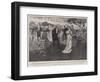 The First Ball of the Season at Government House, Sydney, in the Garden Between the Dances-Frank Craig-Framed Giclee Print