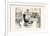 The First Barber Shop Hair Cut-Clare A. Briggs-Framed Premium Giclee Print