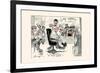 The First Barber Shop Hair Cut-Clare A. Briggs-Framed Premium Giclee Print