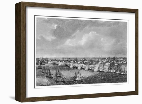 The First Battle of Copenhagen, Nelson Disobeys Order to Retire-null-Framed Art Print