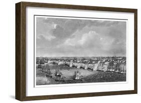 The First Battle of Copenhagen, Nelson Disobeys Order to Retire-null-Framed Art Print