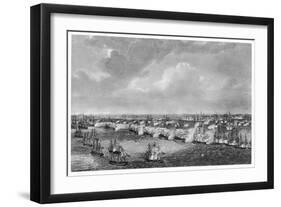 The First Battle of Copenhagen, Nelson Disobeys Order to Retire-null-Framed Art Print