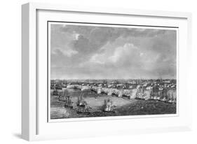 The First Battle of Copenhagen, Nelson Disobeys Order to Retire-null-Framed Art Print