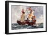 The First Battle of Our First "Queen," 1225-Charles Edward Dixon-Framed Giclee Print